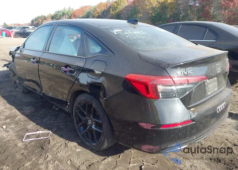 2022 Honda Civic Sport из США, поврежденный, VIN 2HGFE2F55NH550244